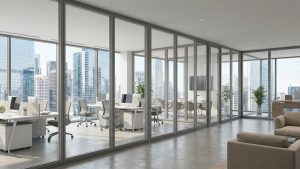 Alüminium ofis arakəsmə sistemləri — müasir ofis mühiti