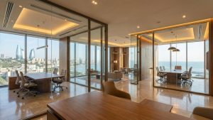 ProGlass alüminium ofis arakəsmə layihəsi