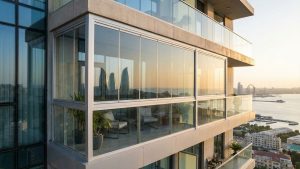 Cambalkon Sistemi Qiyməti - Bakı Mənzərəsi İlə Müasir Balkon - ProGlass