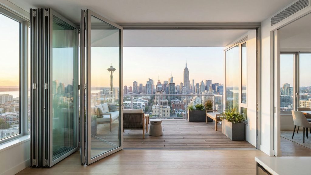 Qatlanan cambalkon sistemləri — müasir balkon həlli