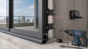 Küləkli balkon üçün profil montajı - fırtınaya davamlı quraşdırma