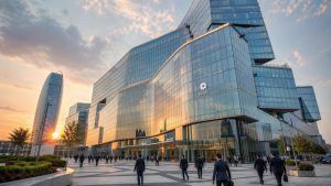 Müasir iş mərkəzində silikon fasad vs qapaqlı fasad tətbiqi